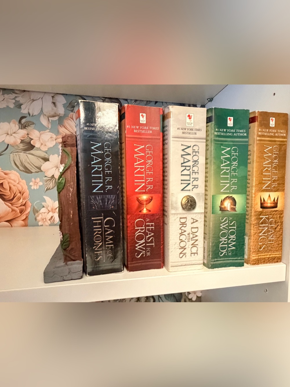 George R.R. Martin Game of Thrones ASOIAF 5 Book Complete Set